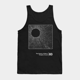 Temple of Love / Minimal Style Graphic Artwork Design Tank Top